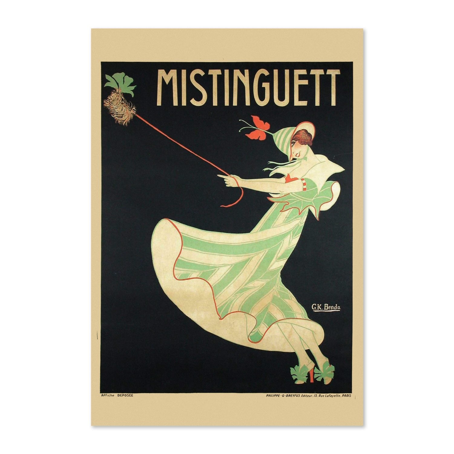 Mistinguett poster print